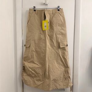 NWT Marc Jacobs Beige Cargo Maxi Skirt